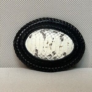 Vintage Snakeskin Belt‎ Buckle